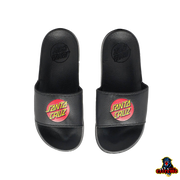 SANTA CRUZ SLIDES YOUTH Classic Dot Black